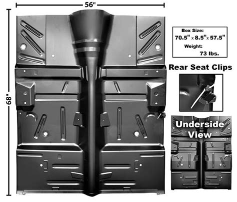 1964 falcon sheet metal floor pan|1965 ford falcon floor panels.